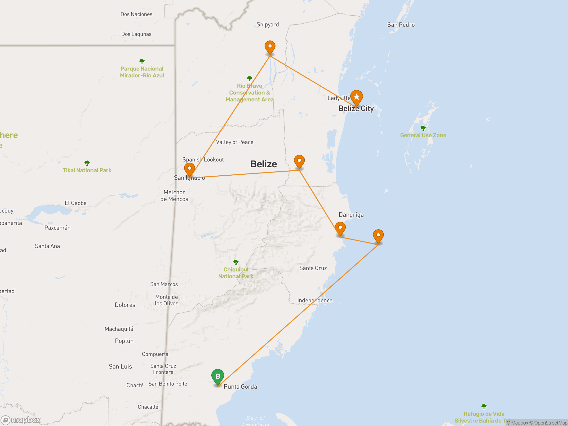 Belize Rundreise – Höhepunkte Belize